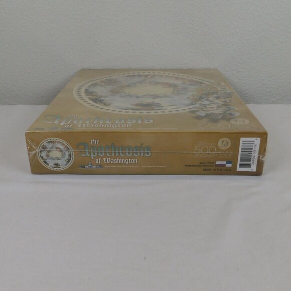Apotheosis of Washington 500 pc Jigsaw Puzzle 20" Round US Capitol Fresco NEW - Picture 5 of 6
